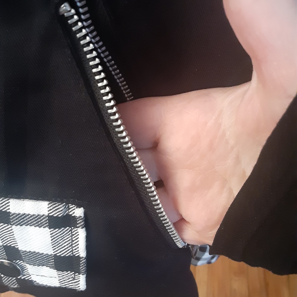 SOLD  on Mercari  Vintage Plaid Sleeved Jacket - Picture 2 of 8